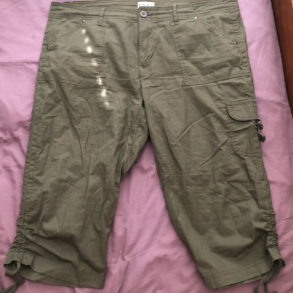 Dash Olive Green Capris